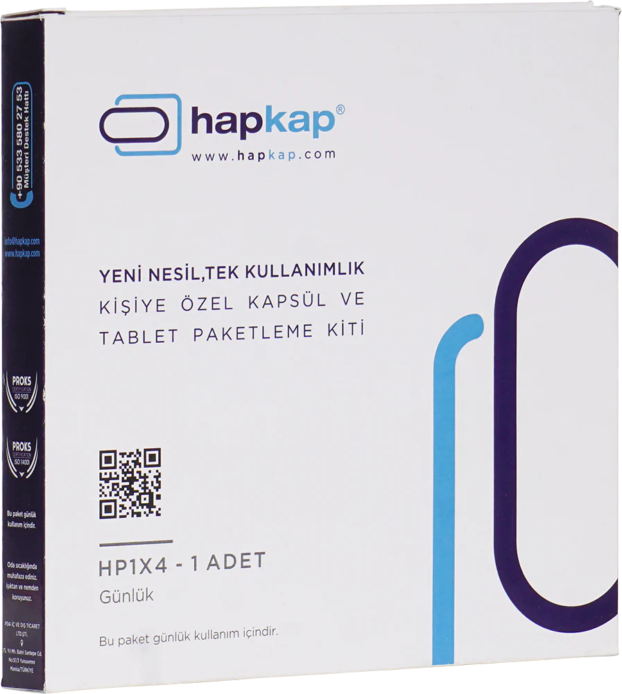1x4 Günlük Hapkap